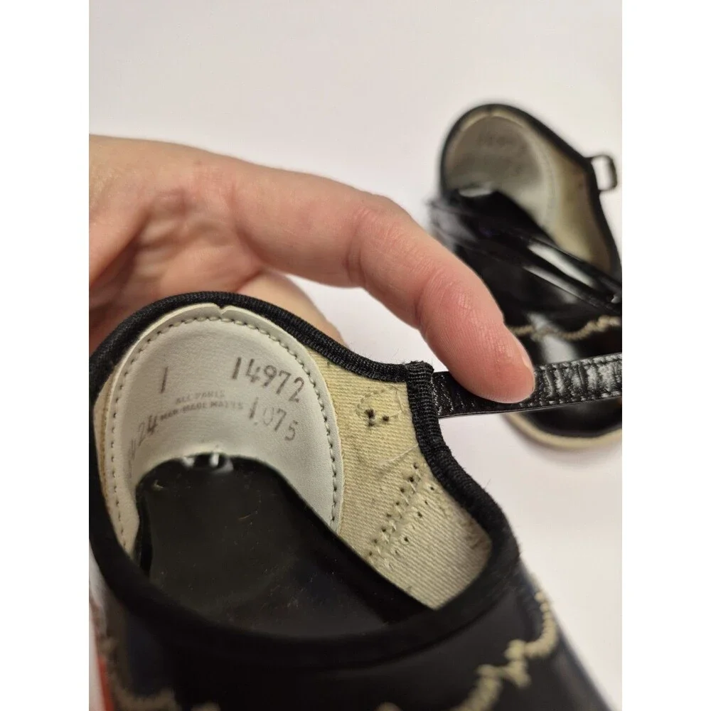 Antique Baby Shoes Pata cake In Package With Receipt Woolworth size 2